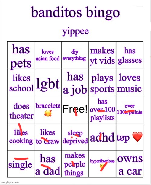 banditos bingo | image tagged in banditos bingo | made w/ Imgflip meme maker