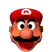 Mario Staring At Your Liver Blank Meme Template