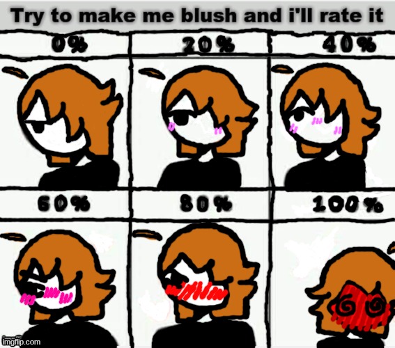 Try To Make Me Blush | image tagged in try to make me blush | made w/ Imgflip meme maker