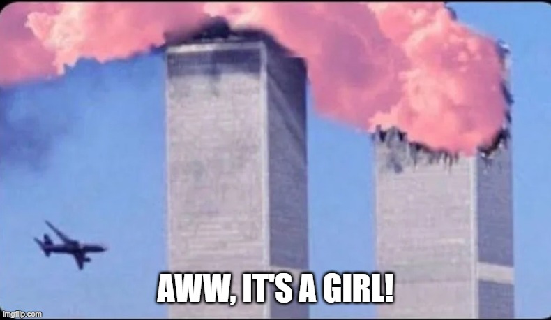 Bad Gender Reveal | AWW, IT'S A GIRL! | image tagged in dark humor | made w/ Imgflip meme maker