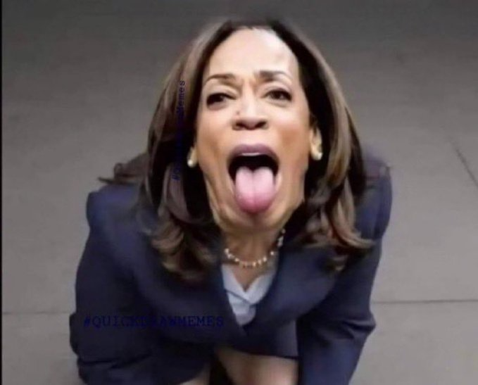 Kamala mouth Blank Meme Template