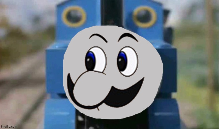 Thomas the Weegee engine 2 | image tagged in o face | made w/ Imgflip meme maker