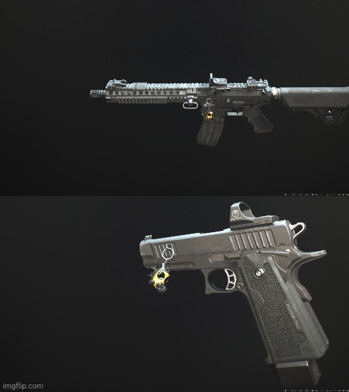 Guess the character by his weapons. | made w/ Imgflip meme maker