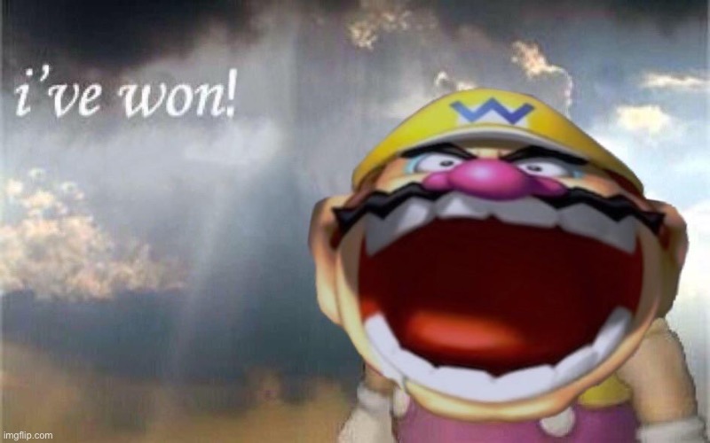 i've won! | image tagged in i've won | made w/ Imgflip meme maker