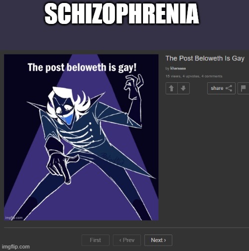 SCHIZOPHRENIA | made w/ Imgflip meme maker