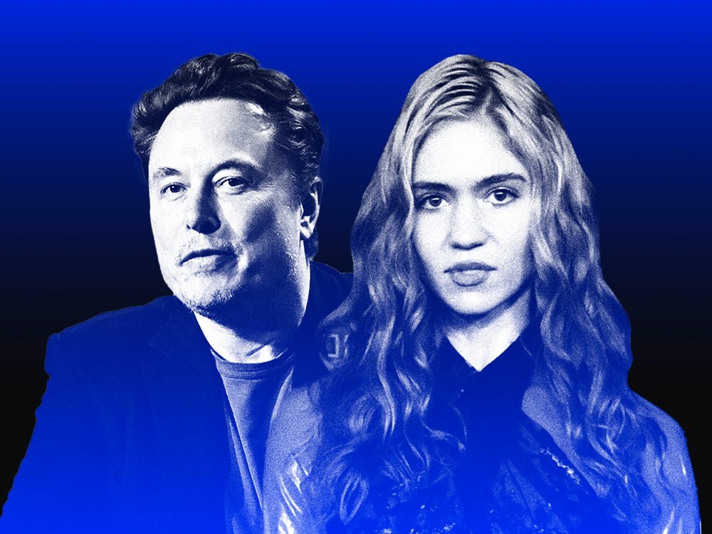 High Quality Musk v Grimes Blank Meme Template