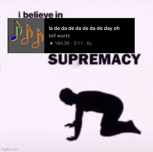 I believe in supremacy | image tagged in i believe in supremacy | made w/ Imgflip meme maker