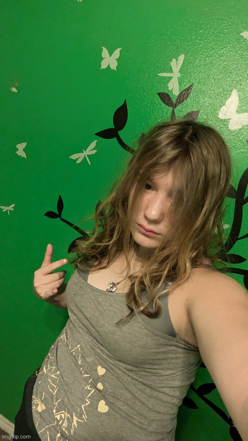 I didn't brush my hair after showering | image tagged in face reveal | made w/ Imgflip meme maker