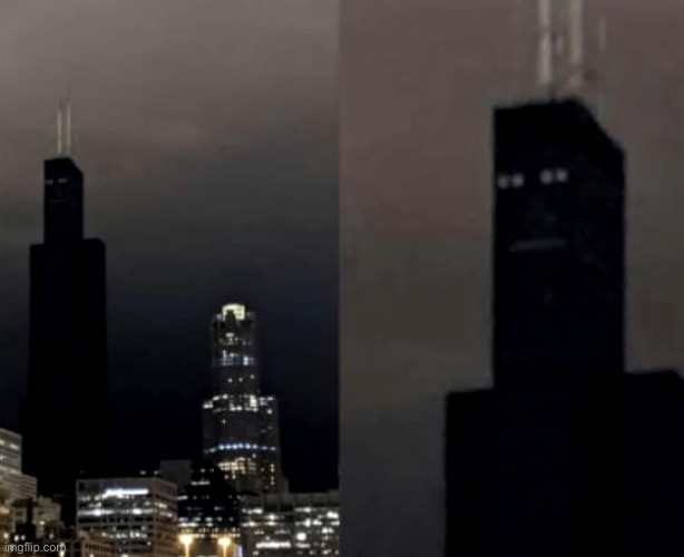 This building looks mad | made w/ Imgflip meme maker