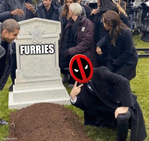 Grant Gustin over grave | FURRIES | image tagged in grant gustin over grave | made w/ Imgflip meme maker