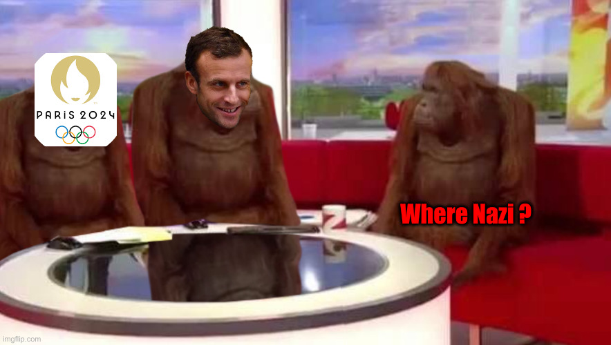 where monkey | Where Nazi ? | image tagged in where monkey | made w/ Imgflip meme maker