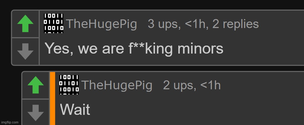 THP "Yes, we are fucking minors" | image tagged in thp yes we are fucking minors | made w/ Imgflip meme maker