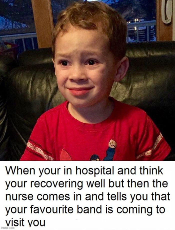 Don't want a favorite thing at a hospital | image tagged in uneasy kid | made w/ Imgflip meme maker