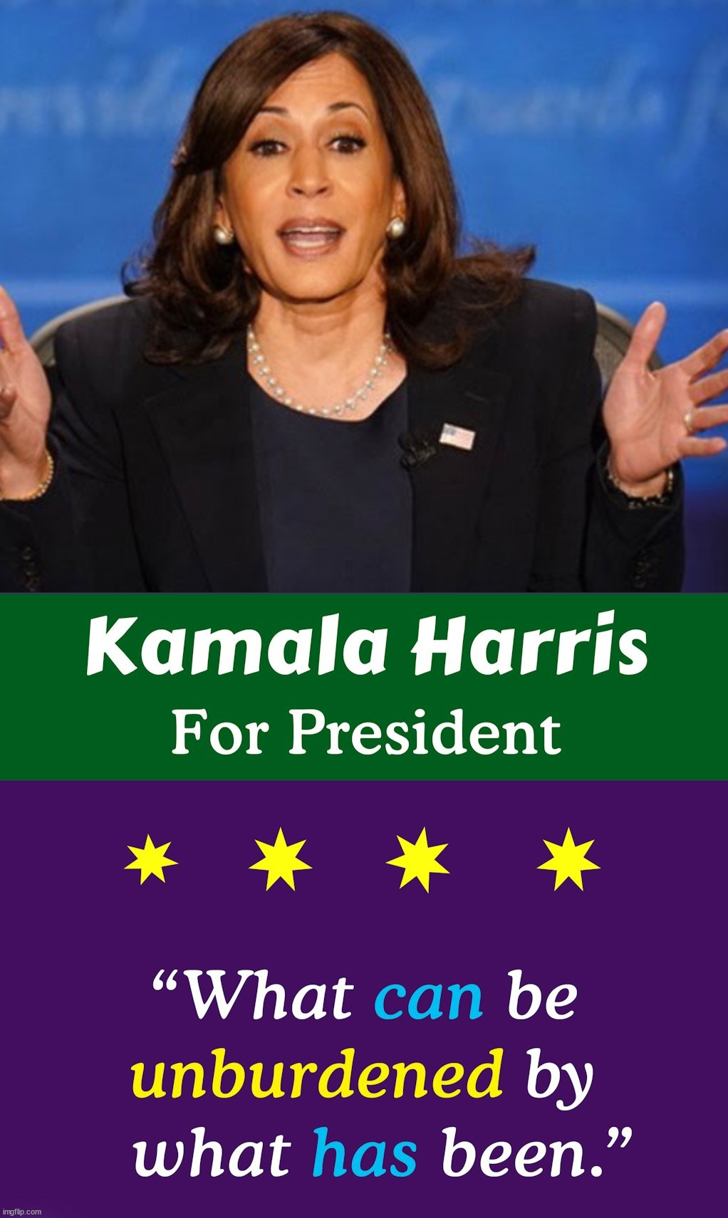 Wanting to change America | image tagged in kamala harris | made w/ Imgflip meme maker