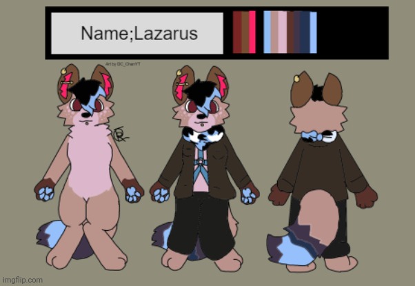 New ref sheet; art by DC_ChanYT | made w/ Imgflip meme maker