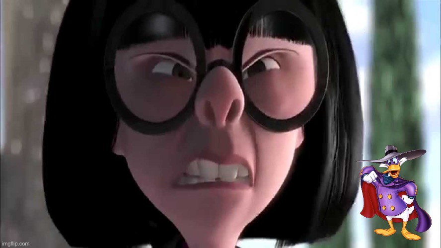 No Capes (Darkwing Duck) | image tagged in edna mode no capes,disney,darkwing duck,pixar,superhero,the incredibles | made w/ Imgflip meme maker