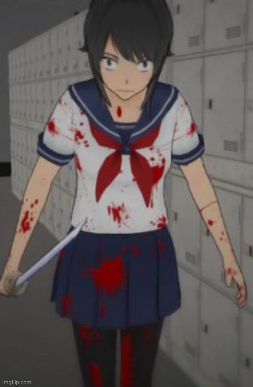 Yandere simulator | image tagged in yandere simulator | made w/ Imgflip meme maker