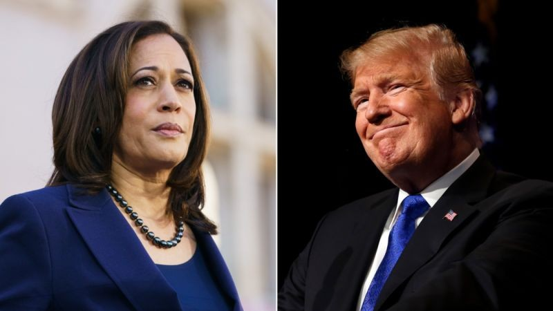 Harris and Trump Blank Meme Template