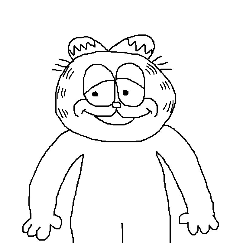 High Quality Garfield Yeah Blank Meme Template