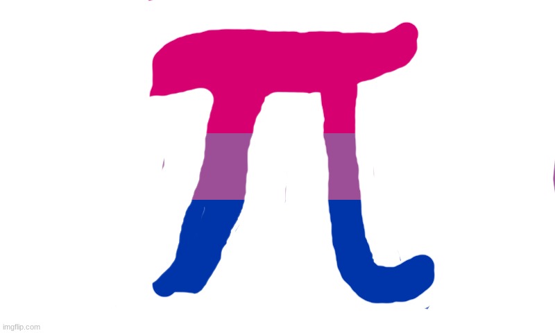 had an idea and now pi-sexuality is a thing :3 | image tagged in bi flag | made w/ Imgflip meme maker