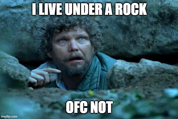 Under a Rock | I LIVE UNDER A ROCK OFC NOT | image tagged in under a rock | made w/ Imgflip meme maker