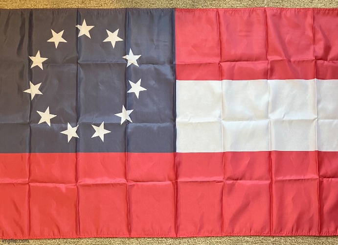 My CSA Stars and Bars flag - Imgflip