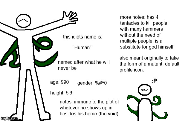 my other OC y'all have never heard of | made w/ Imgflip meme maker