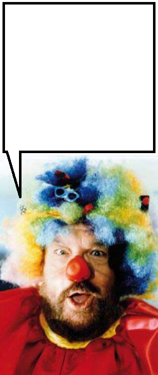 BUD SPENCER CLOWN Blank Meme Template