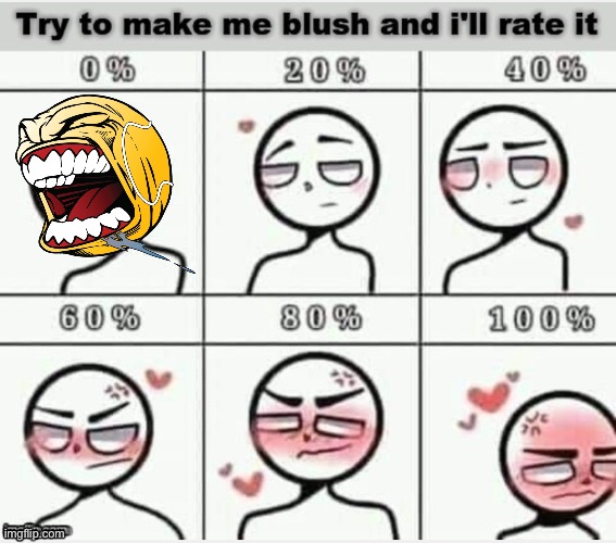 Blush | image tagged in blush | made w/ Imgflip meme maker