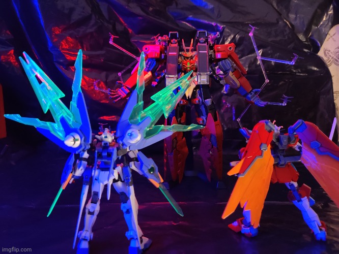 Some gunpla photography I did at like 2AM a couple days ago | made w/ Imgflip meme maker