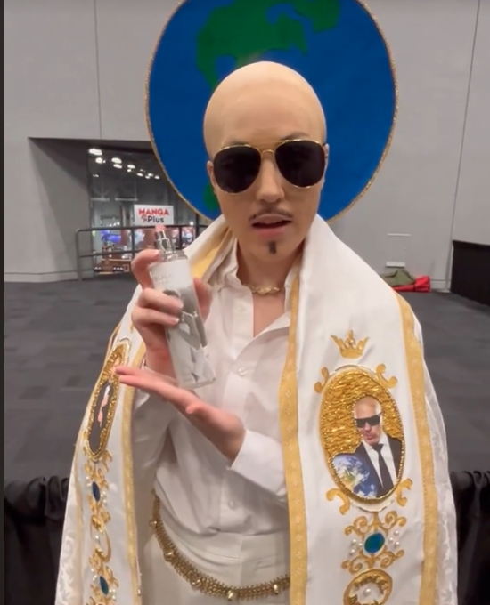 pitbull pope Blank Meme Template