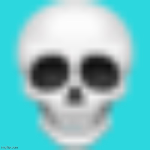 Skull emoji | image tagged in skull emoji | made w/ Imgflip meme maker