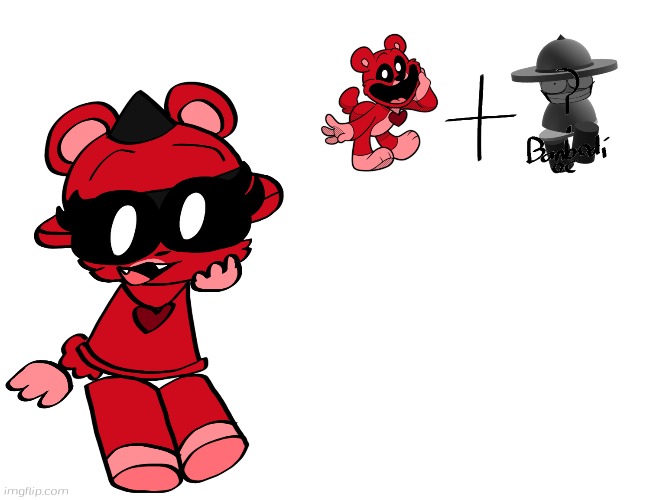(Opinion changes in comments) Bobby Bearhug + Banbodisona | image tagged in smiling critters,poppy playtime,banbodisona | made w/ Imgflip meme maker