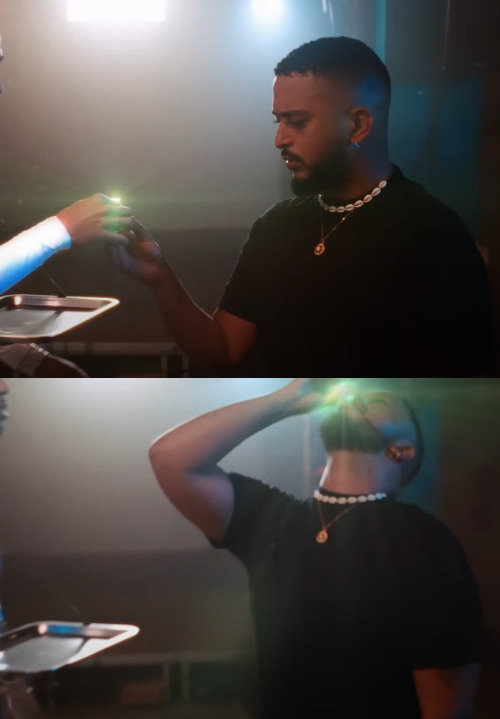 Slimane drinking potion Blank Meme Template