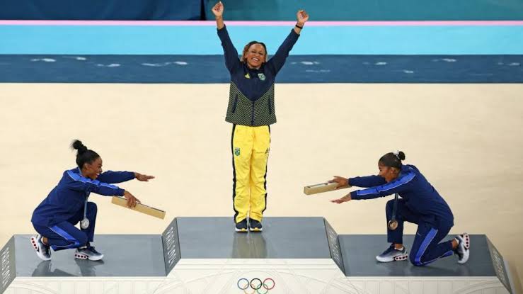 Gymnastics podium Blank Meme Template