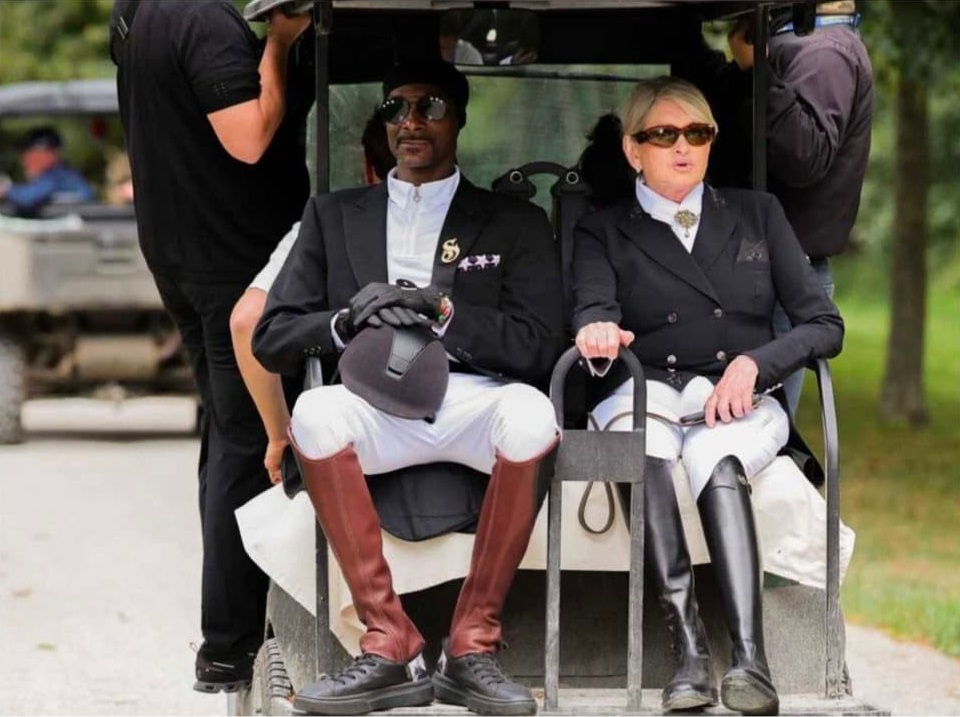 Snoop Martha Equestrian Style Blank Meme Template