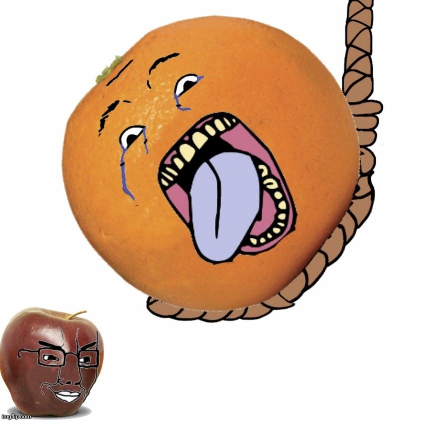 Annoying orange suicide | image tagged in annoying orange suicide | made w/ Imgflip meme maker