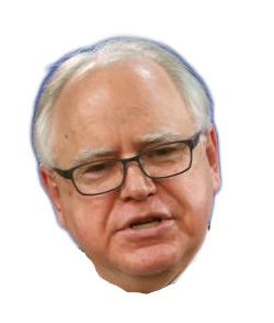 High Quality Tim Walz Blank Meme Template