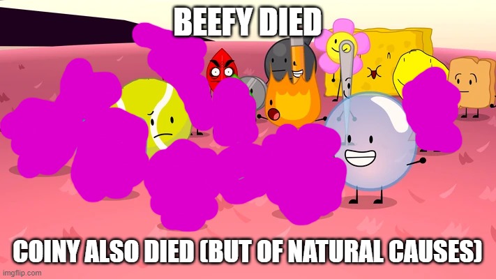 BEEFY DIED | made w/ Imgflip meme maker