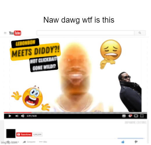 Ain't no way | Naw dawg wtf is this | image tagged in lebonbon | made w/ Imgflip meme maker