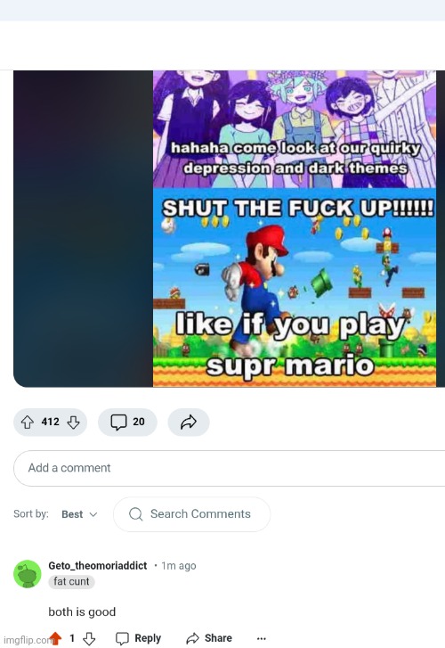 i am the guy who commented | made w/ Imgflip meme maker