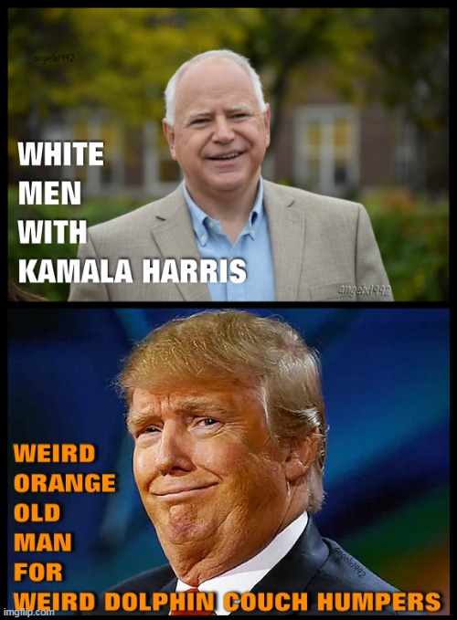 orange man bad....and weird | image tagged in weird,maga cult,maga morons,clown car republicans,donald trump is an idiot,white man | made w/ Imgflip meme maker