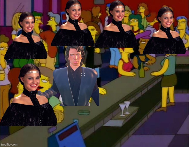 Anakin Pretty Much through Episode 2 and 3 | image tagged in homer simpson me on facebook | made w/ Imgflip meme maker