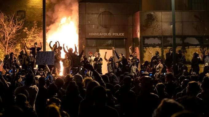 Minneapolis Riots Blank Meme Template
