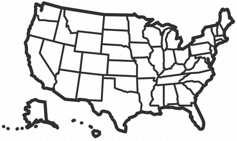 us-map Blank Meme Template