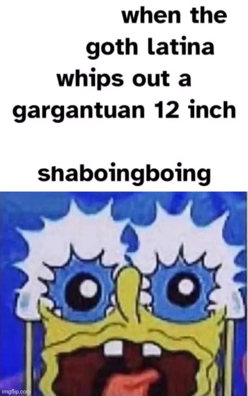 Not real | image tagged in sponge,memes,shitpost,msmg,oh wow are you actually reading these tags | made w/ Imgflip meme maker