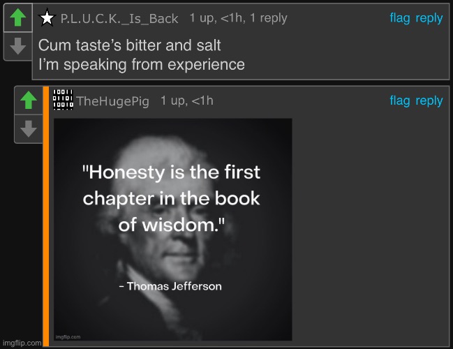 What pluck said | made w/ Imgflip meme maker