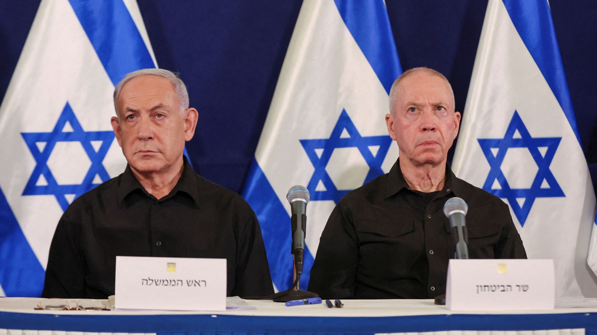 Netanyahu and Gallant Blank Meme Template