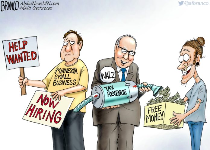 Tim Walz by Branco Taxes Blank Meme Template