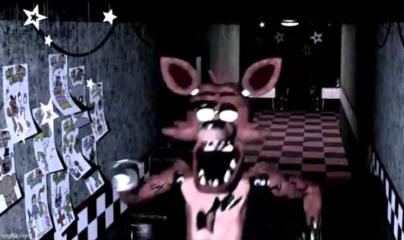 foxy running down the hallway | image tagged in foxy running down the hallway | made w/ Imgflip meme maker